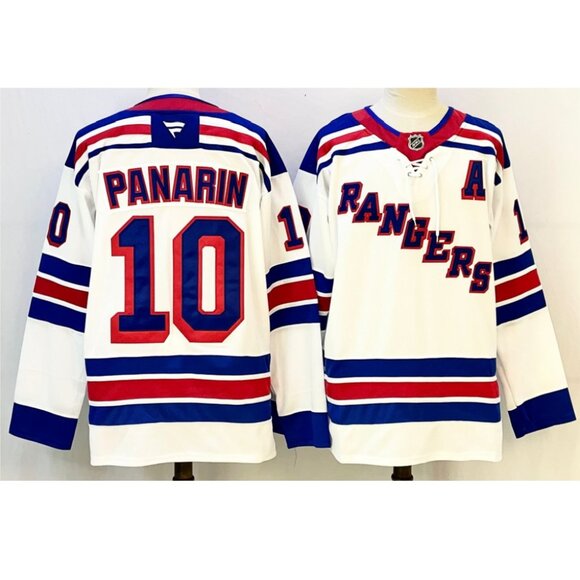 Mens Artemi Panarin White Stitched Jersey